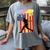 Retro Baseball Drip Boys Ice Cream Patriotic American Flag Women's Comfort Colors T-Shirt Gray