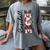 Retro Baseball Mom Mama Baseball Life Softball Life Game Day Women's Comfort Colors T-Shirt Gray