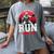Run I Dare You Baseball Ball Player Catcher Coach Tee Women's Comfort Colors T-Shirt Gray