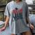 Run I Dare You Baseball Catcher Player Fan Women's Comfort Colors T-Shirt Gray
