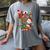 Santa Baseball Football Soccer Pajamas Ho Ho Christmas Xmas Women's Comfort Colors T-Shirt Gray Santa Baseball Football Soccer Pajamas Ho Ho Christmas Xmas Women's Comfort Colors T-Shirt Gray