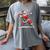 Santa Playing Baseball Christmas Candy Cane Fun Xmas Holiday Women's Comfort Colors T-Shirt Gray Santa Playing Baseball Christmas Candy Cane Fun Xmas Holiday Women's Comfort Colors T-Shirt Gray