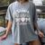 Senior Baseball Mom 2024 Class Of 2024 Graduation Women's Comfort Colors T-Shirt Gray