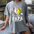 Senior Papa Class Of 2026 Baseball Softball Graduation Heart Women's Comfort Colors T-Shirt Gray