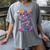 Skelton Playing Baseball Halloween Baseball Drip Boys Kids Women's Comfort Colors T-Shirt Gray Skelton Playing Baseball Halloween Baseball Drip Boys Kids Women's Comfort Colors T-Shirt Gray