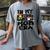 In My Softball Baseball Mom Era Retro Groovy Mom Of Both Women's Comfort Colors T-Shirt Gray In My Softball Baseball Mom Era Retro Groovy Mom Of Both Women's Comfort Colors T-Shirt Gray