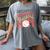 Somebody's Loudmouth Baseball Mom Baseball Women's Comfort Colors T-Shirt Gray