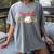 Sport Mom Leopard Mother's Day Baseball Mommy Mama Women's Comfort Colors T-Shirt Gray Sport Mom Leopard Mother's Day Baseball Mommy Mama Women's Comfort Colors T-Shirt Gray