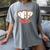 St Louis Leopard Heart Baseball Batter Boys Fan Women's Comfort Colors T-Shirt Gray St Louis Leopard Heart Baseball Batter Boys Fan Women's Comfort Colors T-Shirt Gray