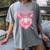 Strike Out Breast Cancer Baseball Drip For Boys Youth Women's Comfort Colors T-Shirt Gray Strike Out Breast Cancer Baseball Drip For Boys Youth Women's Comfort Colors T-Shirt Gray