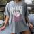 Strike Out Breast Cancer Baseball Warrior Women's Comfort Colors T-Shirt Gray Strike Out Breast Cancer Baseball Warrior Women's Comfort Colors T-Shirt Gray