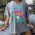I Survived 100 Days Of School Baseball Drip Women's Comfort Colors T-Shirt Gray