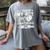 I Teach My Boy To Hit And Steal Baseball Mom Women's Comfort Colors T-Shirt Gray