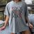 Tic Tac Toe Love Hearts Romantic Valentine Raglan Baseball Tee Women's Comfort Colors T-Shirt Gray Tic Tac Toe Love Hearts Romantic Valentine Raglan Baseball Tee Women's Comfort Colors T-Shirt Gray
