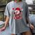 Valentines Baseball Toddler Boys Kids Dabbing Baseball Drip Women's Comfort Colors T-Shirt Gray Valentines Baseball Toddler Boys Kids Dabbing Baseball Drip Women's Comfort Colors T-Shirt Gray