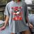 Valentines Day Baseball Six Seven 67 Meme Heart Baseball Dab Women's Comfort Colors T-Shirt Gray