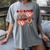 Valentines Day Drip Heart Baseball XOXO Boys Kids Men Sport Women's Comfort Colors T-Shirt Gray
