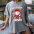 Valentines Day Six Seven Bruh 6 7 Meme Baseball Drip Boys Women's Comfort Colors T-Shirt Gray