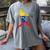 Venezuela Baseball Women's Comfort Colors T-Shirt Gray Venezuela Baseball Women's Comfort Colors T-Shirt Gray