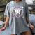 I Wear Purple For Alzheimers Awareness Baseball Heart Ribbon Women's Comfort Colors T-Shirt Gray I Wear Purple For Alzheimers Awareness Baseball Heart Ribbon Women's Comfort Colors T-Shirt Gray