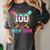 100 Days Of School Baseball Ice Cream Drip 100th Day School Women's Comfort Colors T-Shirt Pepper