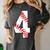 4 Laces 4th Birthday Boy Four Years Baseball Mom T-Shirt Women's Comfort Colors T-Shirt Pepper