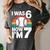 I Was 6 Now Im 7 Baseball Birthday Age 7 Women's Comfort Colors T-Shirt Pepper