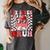 6 7 Bruh Six Seven Valentine Heart Baseball Women's Comfort Colors T-Shirt Pepper