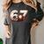 6 7 Six Seven American Baseball Graphic Women's Comfort Colors T-Shirt Pepper