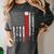American Flag Baseball Team Baseball Player Baseball Women's Comfort Colors T-Shirt Pepper