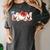 Ball Mom Bow Tie Baseball Mom Women's Comfort Colors T-Shirt Pepper Ball Mom Bow Tie Baseball Mom Women's Comfort Colors T-Shirt Pepper