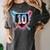 Baseball 10 Year Old Boy Ice Cream Drip 10th Birthday Player Women's Comfort Colors T-Shirt Pepper Baseball 10 Year Old Boy Ice Cream Drip 10th Birthday Player Women's Comfort Colors T-Shirt Pepper