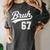 Baseball 6 7 Bruh Number 67 Six Seven Meme Boys Kids Women's Comfort Colors T-Shirt Pepper