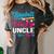 Baseball Or Bows Uncle Loves You Gender Reveal Women's Comfort Colors T-Shirt Pepper Baseball Or Bows Uncle Loves You Gender Reveal Women's Comfort Colors T-Shirt Pepper