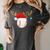 Baseball Christmas Reindeer Santa Hat Sports Player Xmas Women's Comfort Colors T-Shirt Pepper