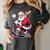Baseball Christmas Santa Claus Batter Baseball Drip Women's Comfort Colors T-Shirt Pepper Baseball Christmas Santa Claus Batter Baseball Drip Women's Comfort Colors T-Shirt Pepper