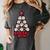 Baseball Christmas Tree Proud Baseball Mom Tee Women's Comfort Colors T-Shirt Pepper