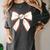 Baseball Coquette Bow Cute Baseball Game Women's Comfort Colors T-Shirt Pepper Baseball Coquette Bow Cute Baseball Game Women's Comfort Colors T-Shirt Pepper