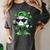 Baseball Drip Ice Cream Shamrock Kids Boy St Patrick’s Day Women's Comfort Colors T-Shirt Pepper Baseball Drip Ice Cream Shamrock Kids Boy St Patrick’s Day Women's Comfort Colors T-Shirt Pepper