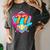 Baseball Drip Jersey Number 77 For Players & 77th Birthday Women's Comfort Colors T-Shirt Pepper Baseball Drip Jersey Number 77 For Players & 77th Birthday Women's Comfort Colors T-Shirt Pepper