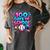 Baseball Ice Cream Drip 100 Days Of School Student Teacher Women's Comfort Colors T-Shirt Pepper