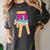Baseball Ice Cream Drip Home Plate Glove Respect Drip 2 Side Women's Comfort Colors T-Shirt Pepper