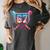 Baseball Ice Cream Drip Number 67 Player 67th Birthday Women's Comfort Colors T-Shirt Pepper