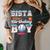 Baseball Ice Cream Drip Sista Of The Birthday Boy Women's Comfort Colors T-Shirt Pepper