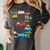 Baseball Ice Cream Drip Vehicles Youth Baseball Drip Women's Comfort Colors T-Shirt Pepper