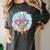 Baseball Ice Cream Heart Sunglasses Youth Boys Valentine Women's Comfort Colors T-Shirt Pepper