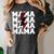 Baseball Mama Baseball Mom Women's Comfort Colors T-Shirt Pepper