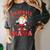 Baseball Mama Sports Mom Baseball Valentine Drip Girls Women Women's Comfort Colors T-Shirt Pepper