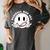 Baseball Mom Era Ball Mom Smile Face Groovy Mother's Day Women's Comfort Colors T-Shirt Pepper
