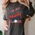 In My Baseball Mom Era Groovy Mom Baseball Mama Mother's Day Women's Comfort Colors T-Shirt Pepper